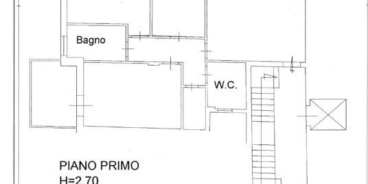 RIF. A207 – Appartamento uso ufficio mq. 120 circa – balconi + cantina e posto auto condominiale